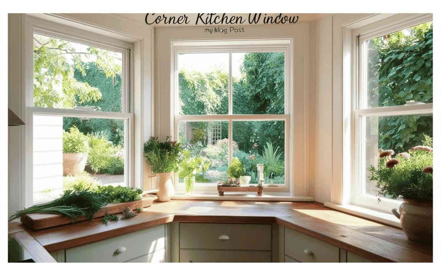 Corner Kitchen Window