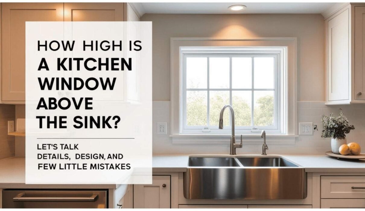 How High Is a Kitchen Window Above the Sink Let’s Talk Details, Design