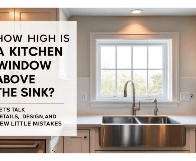 How High Is a Kitchen Window Above the Sink Let’s Talk Details, Design