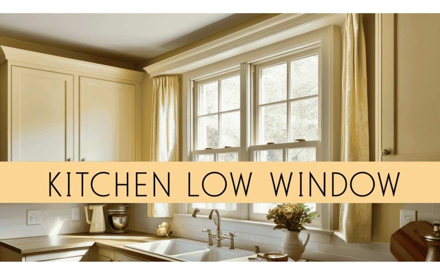 Kitchen Low Window
