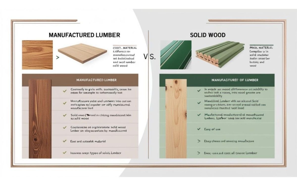 Manufactured Lumber vs. Solid Wood – Let’s Compare