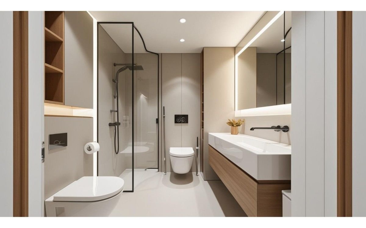 Mini But Mighty: Compact Bathroom Design