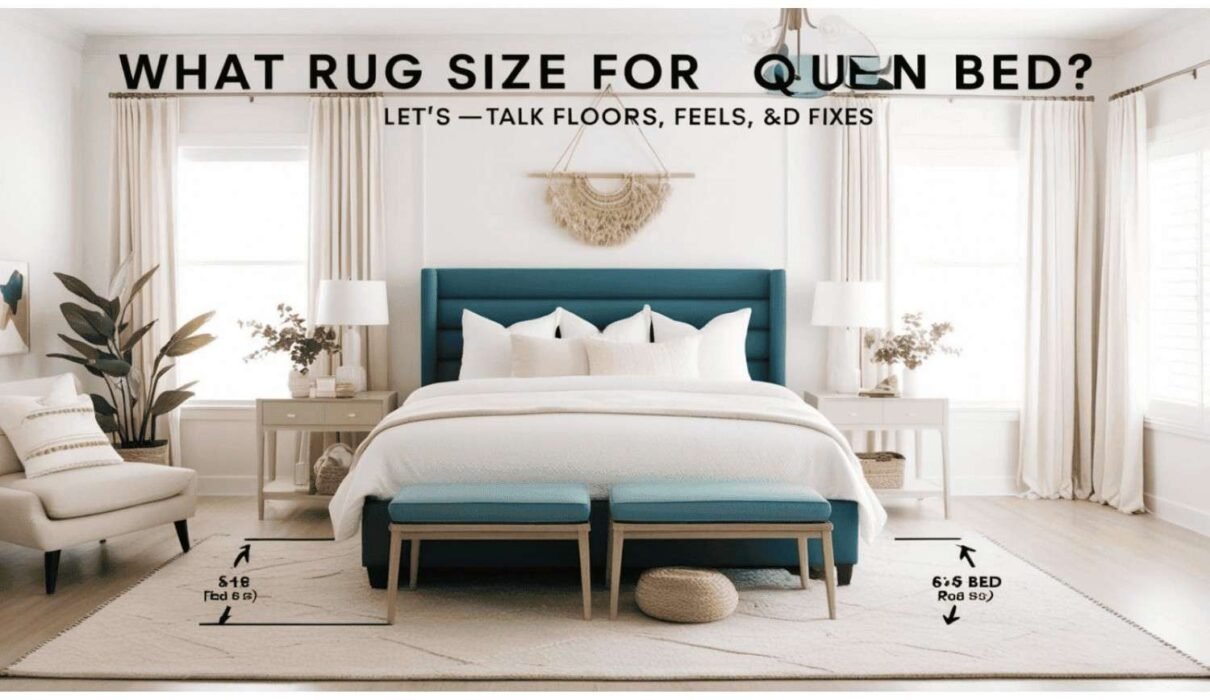 What Rug Size for Queen Bed Let’s Talk Floors, Feels, and Fixes