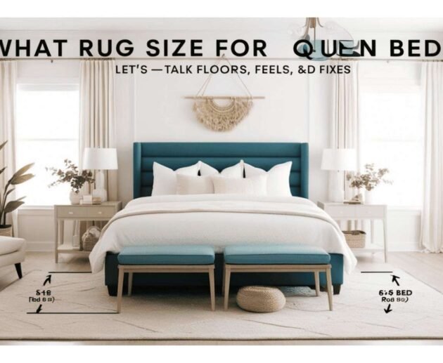 What Rug Size for Queen Bed Let’s Talk Floors, Feels, and Fixes