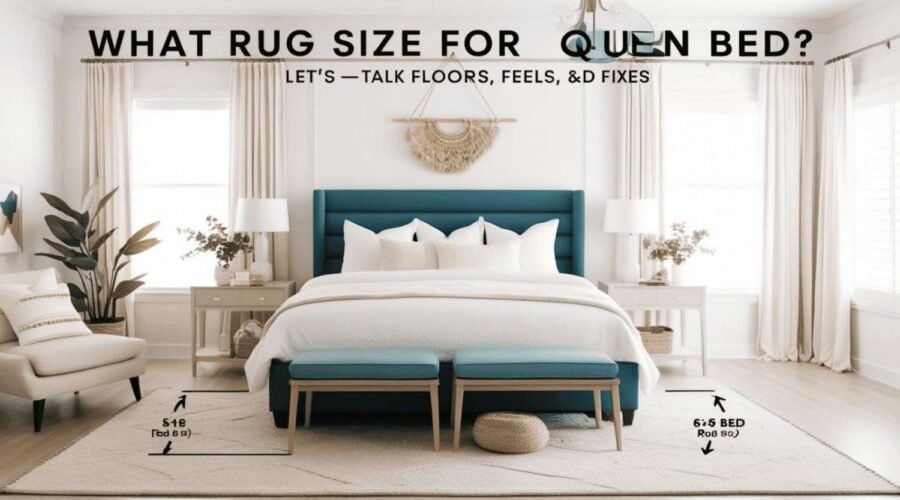 What Rug Size for Queen Bed Let’s Talk Floors, Feels, and Fixes