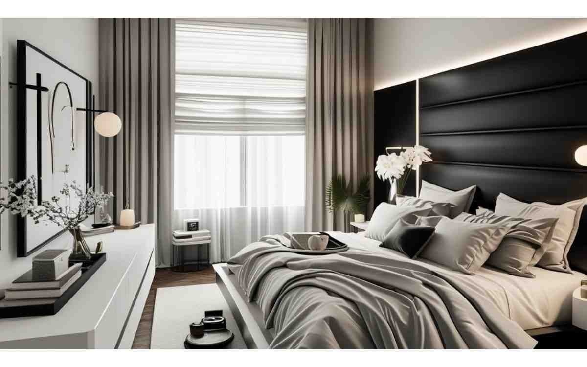 Bedroom Decor Ideas: Black, White & Perfect Sleep