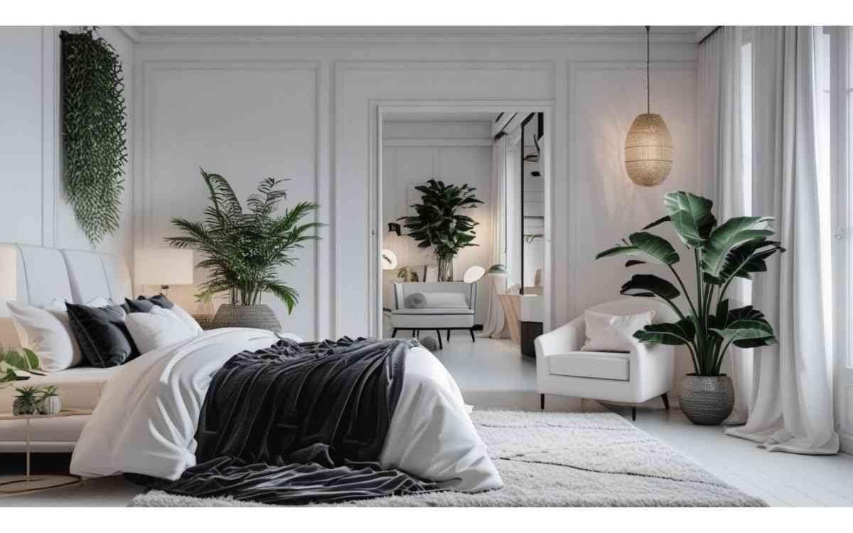 Bedroom Decor Ideas: Black and White That Comforts