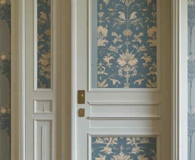 Jib Door with Wallpaper