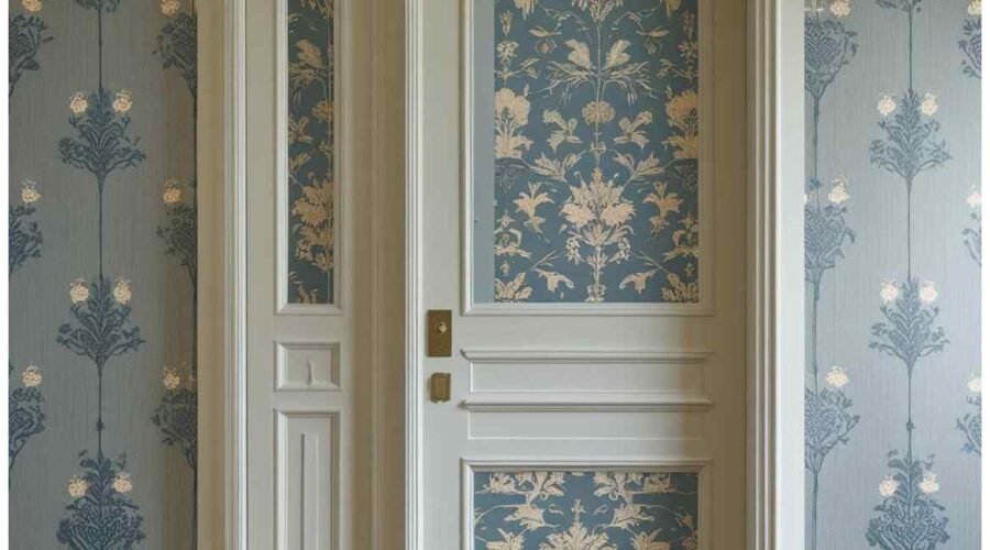Jib Door with Wallpaper