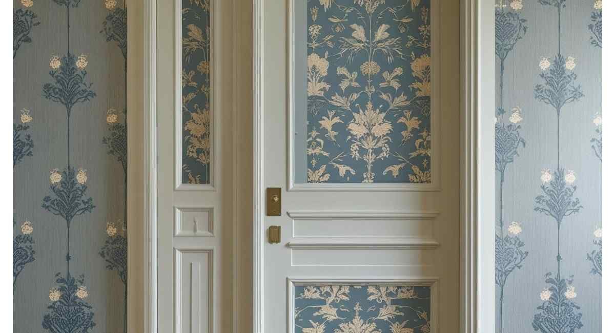 Jib Door with Wallpaper
