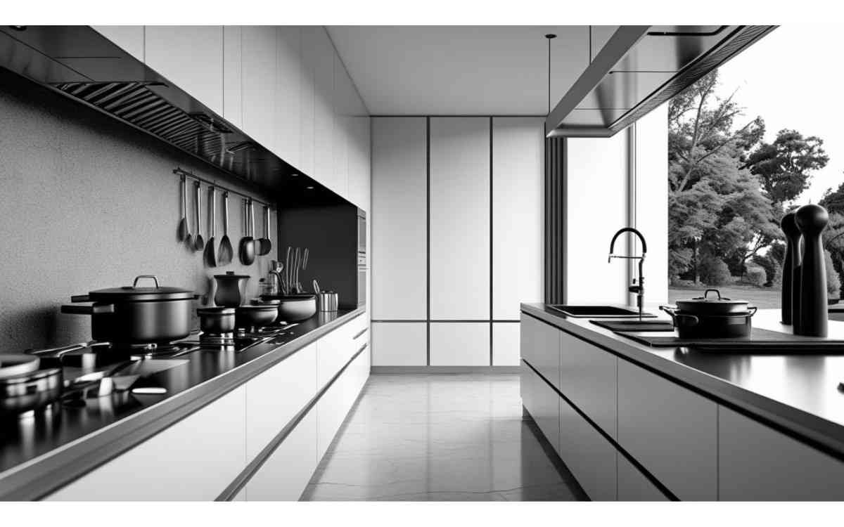 Kitchen Goals: Monochrome that Feels Gourmet