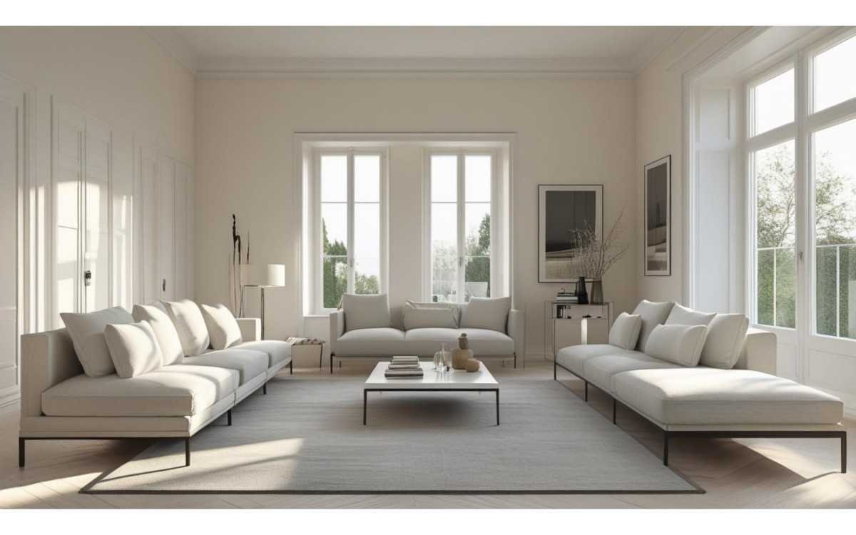 Living Room Interior Design is Simple and Elegant