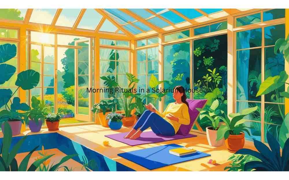 Morning Rituals in a Solarium House