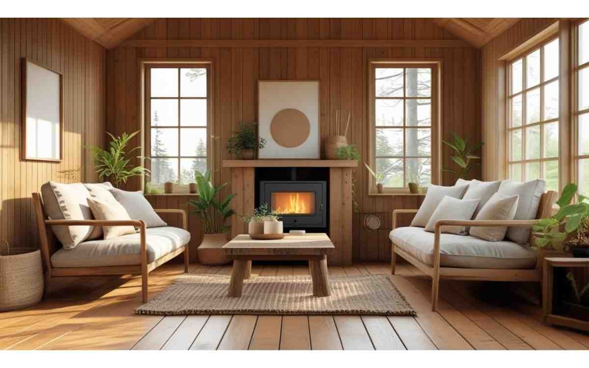 Simple Wood House Interior Design Touches