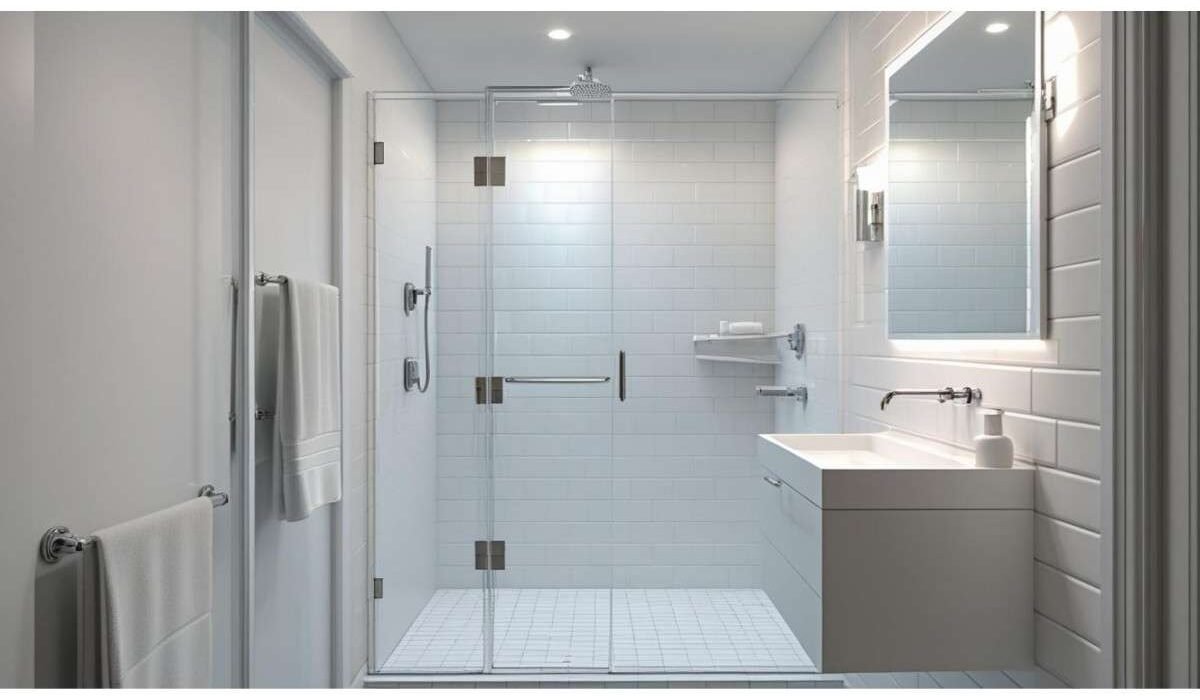Small Bathroom with Shower