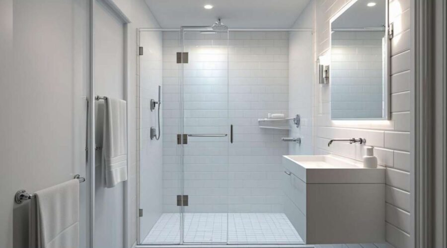 Small Bathroom with Shower