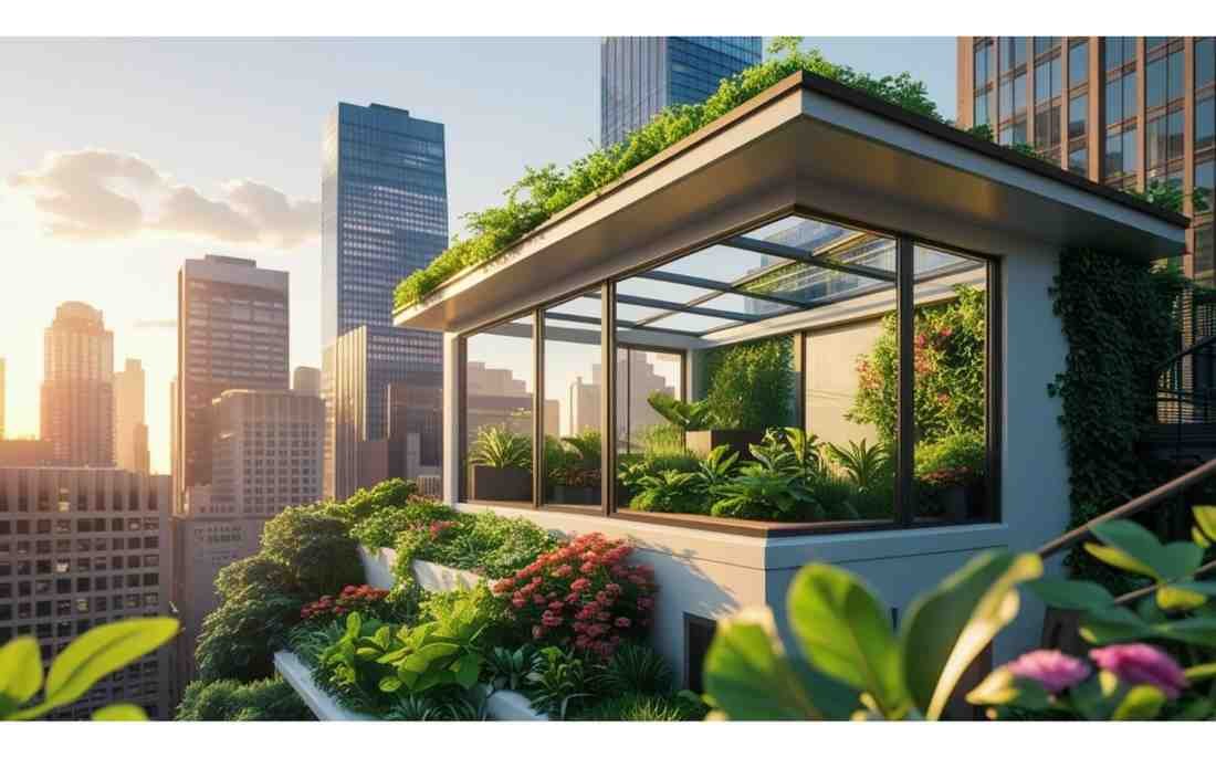 Solarium House in the City