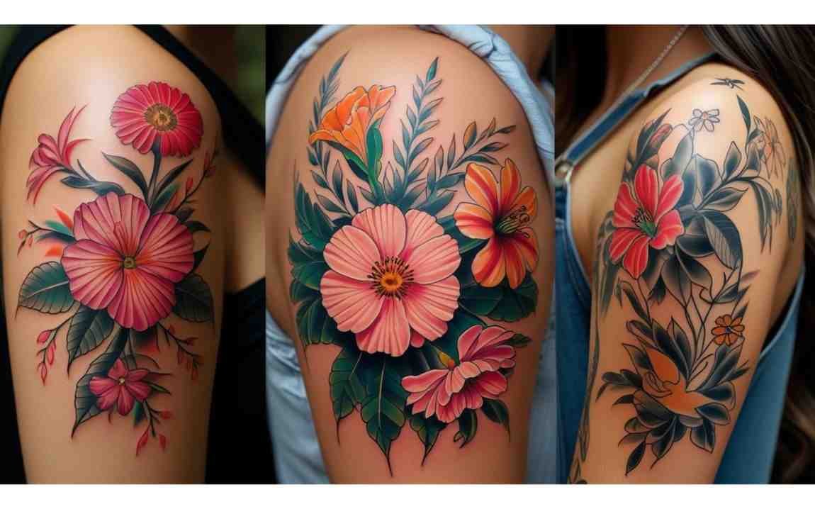 Tattoos in Bloom: Permanent Petals