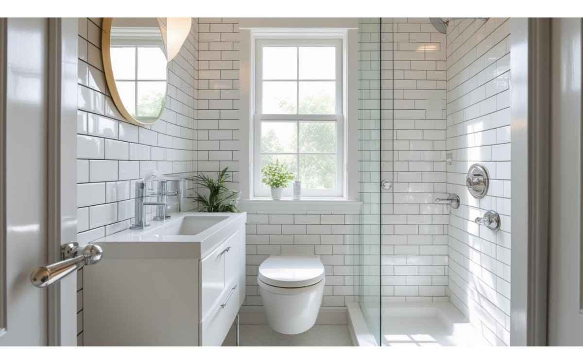 That First Look at a Small Bathroom