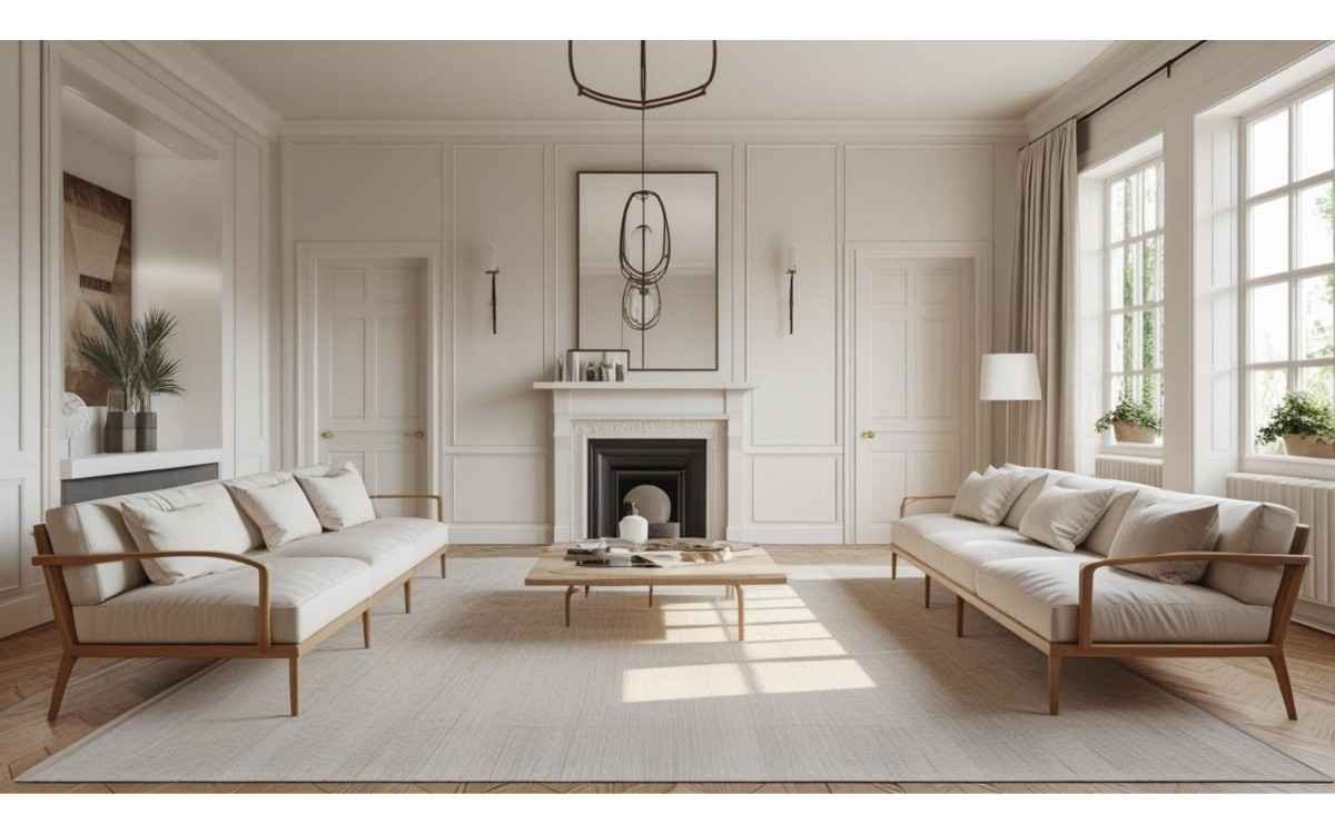The Drawing Room's Interior Design is Simple Yet Impressive