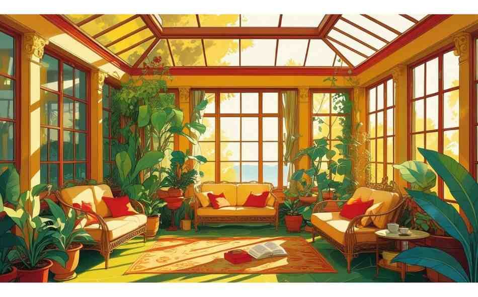The Romantic Side of a Solarium House