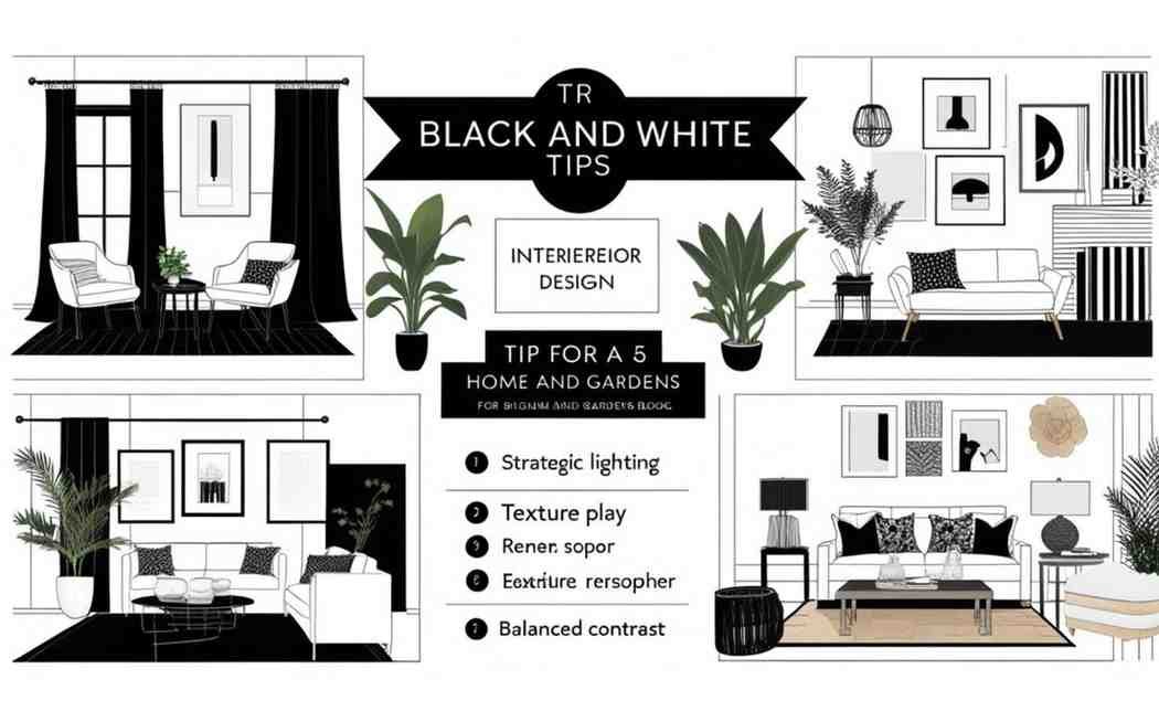 Tips for Starting Your White and Black Interior Design Journey