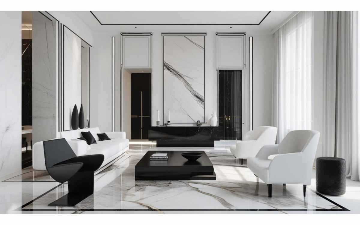 Why White and Black Interior Design Still Reigns