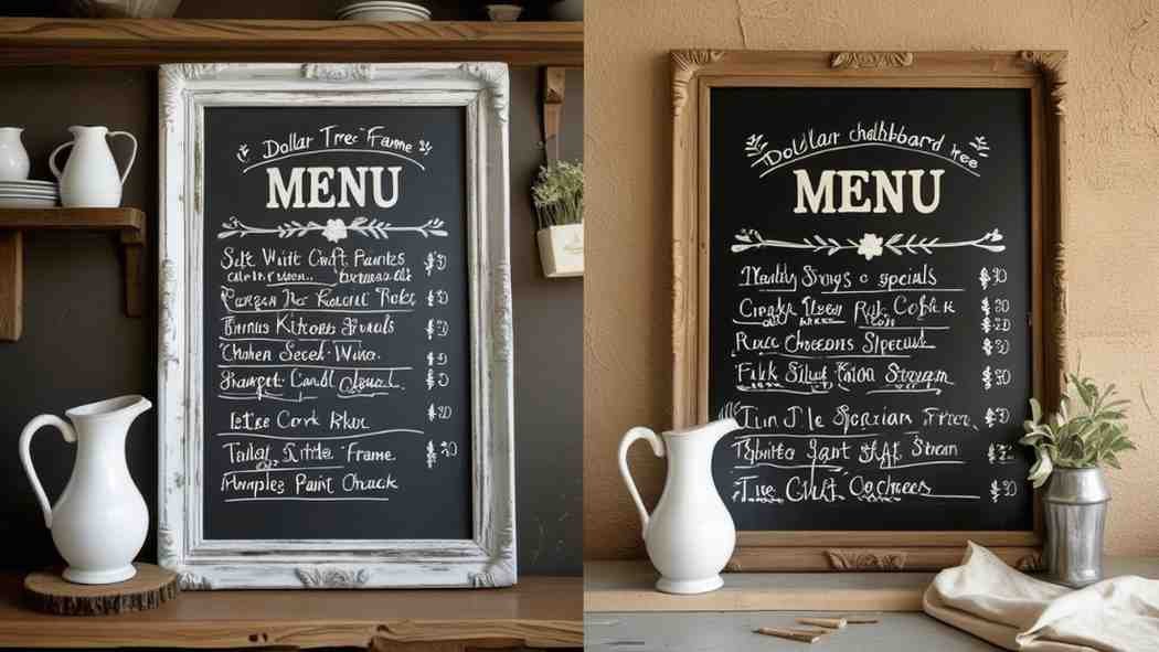 10. Chalkboard Menu Board