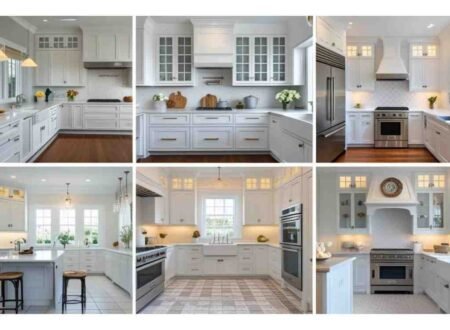 12 Stunning Ideas for White Cabinets Tile Floor Kitchen