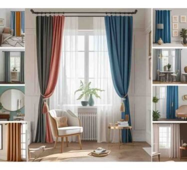 15 Genius Ways for Hanging Curtains Without a Rod