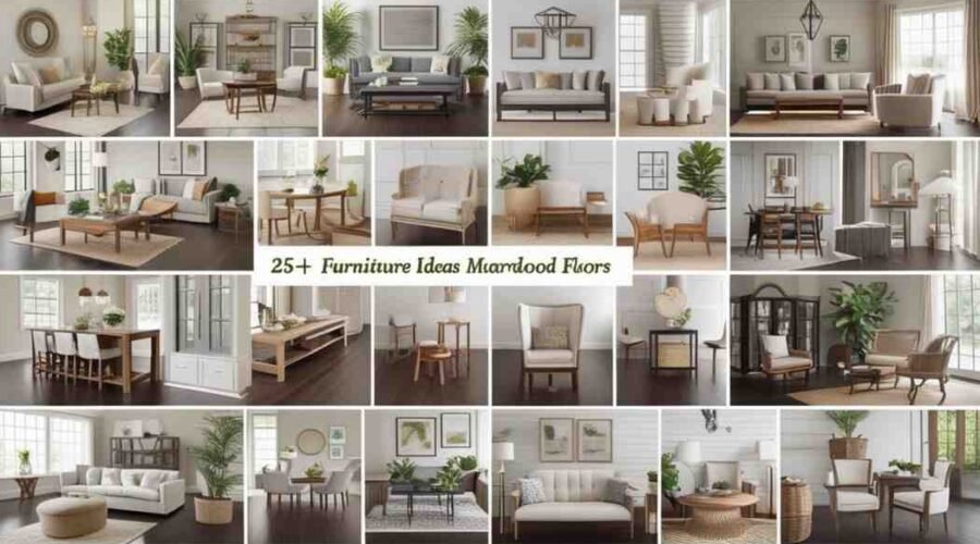 25+ Furniture Ideas for Dark Hardwood Floors