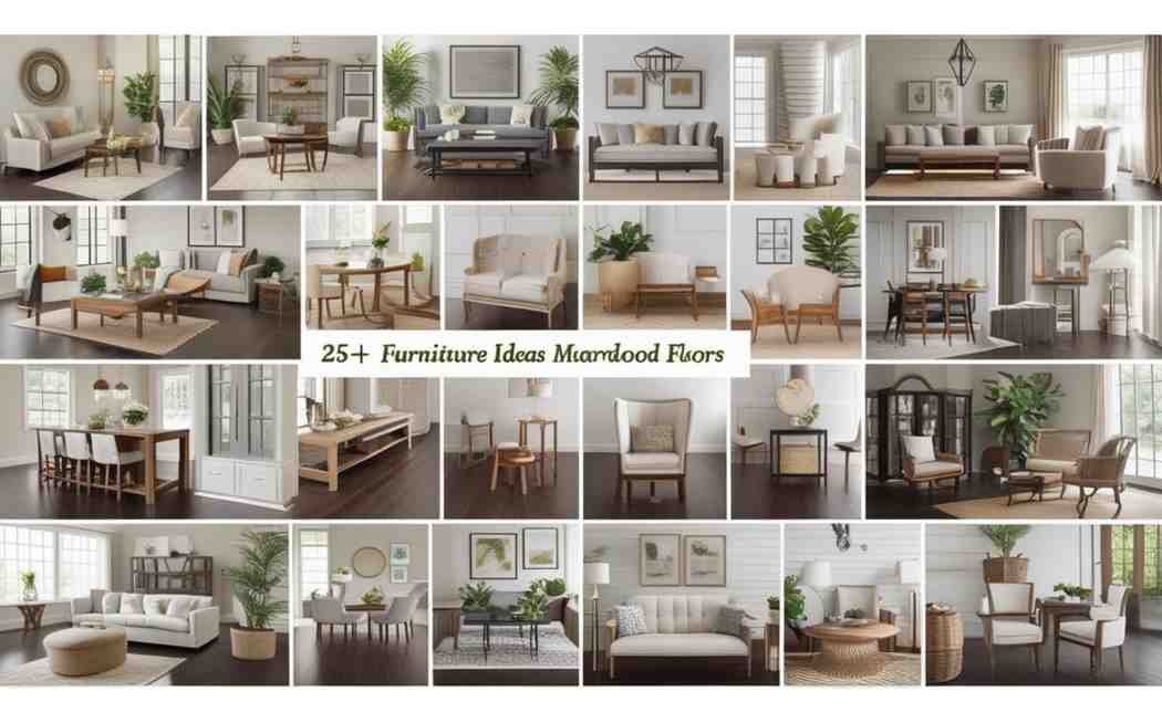 25+ Furniture Ideas for Dark Hardwood Floors