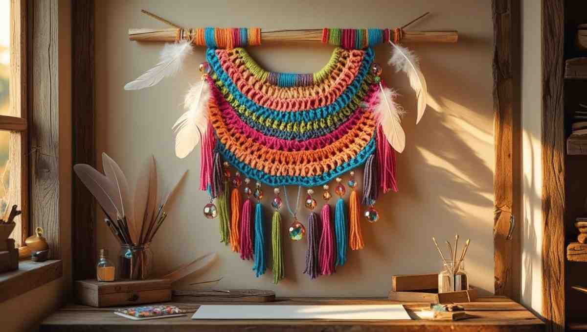 3. Boho Wall Hanging