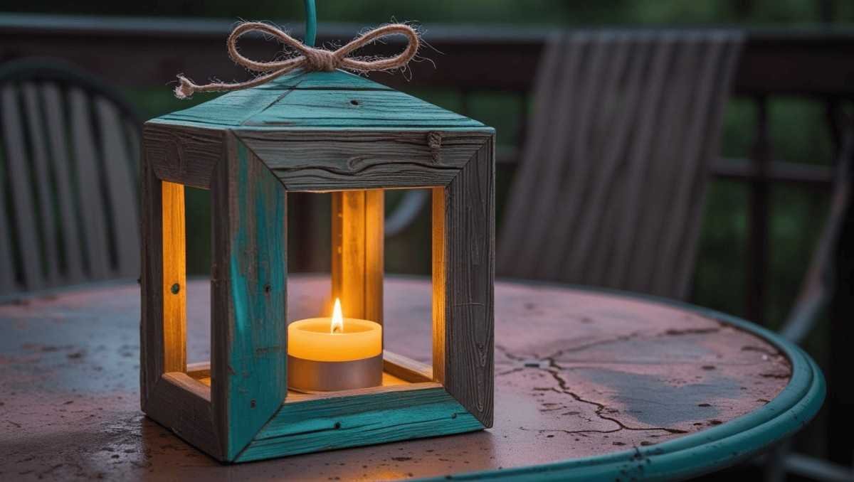 4. Rustic Lanterns