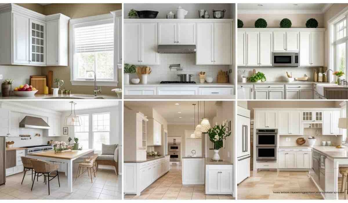 7 Inspiring Ideas for White Kitchen Cabinets with Beige Tile Floor