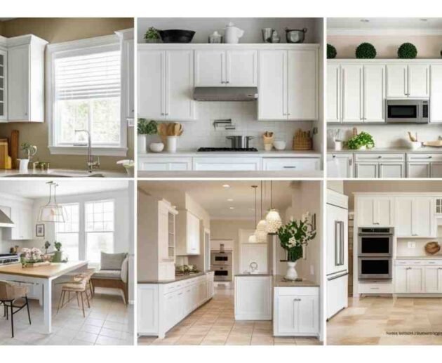 7 Inspiring Ideas for White Kitchen Cabinets with Beige Tile Floor