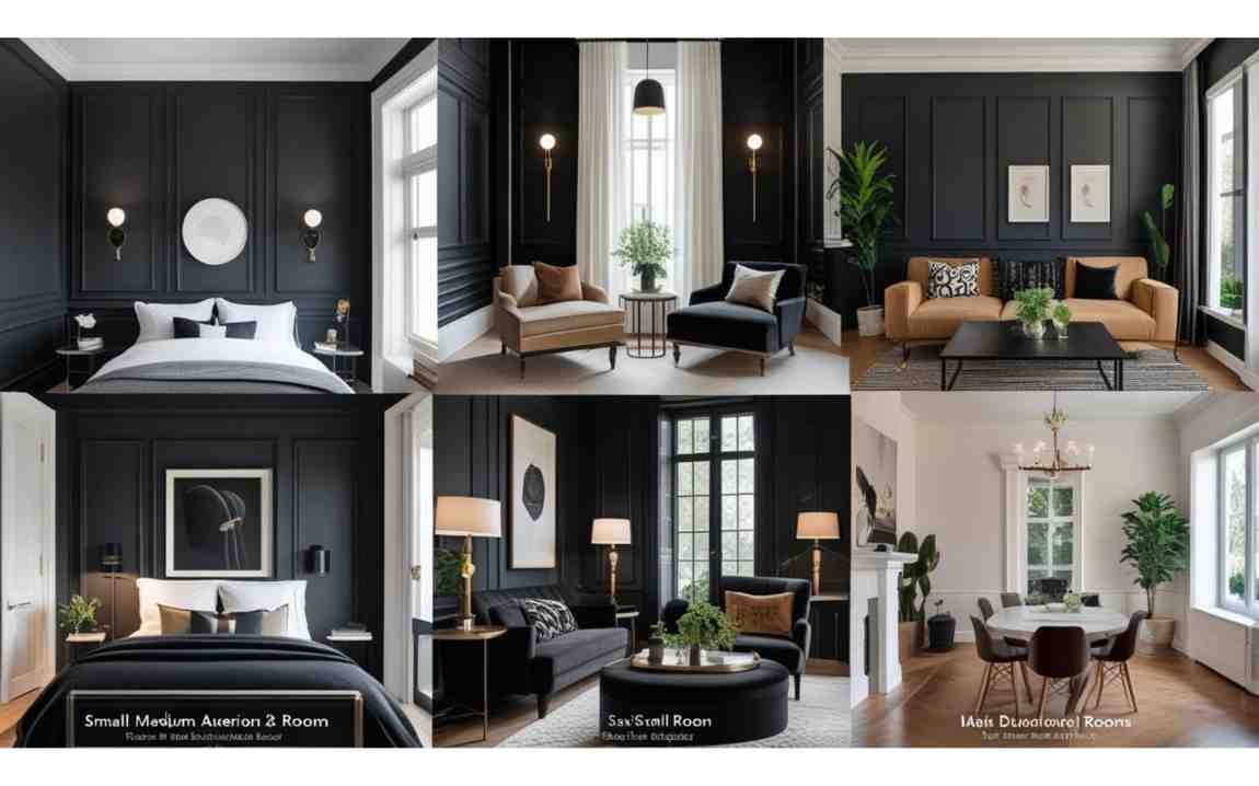 Black Interiors for Every Home Size