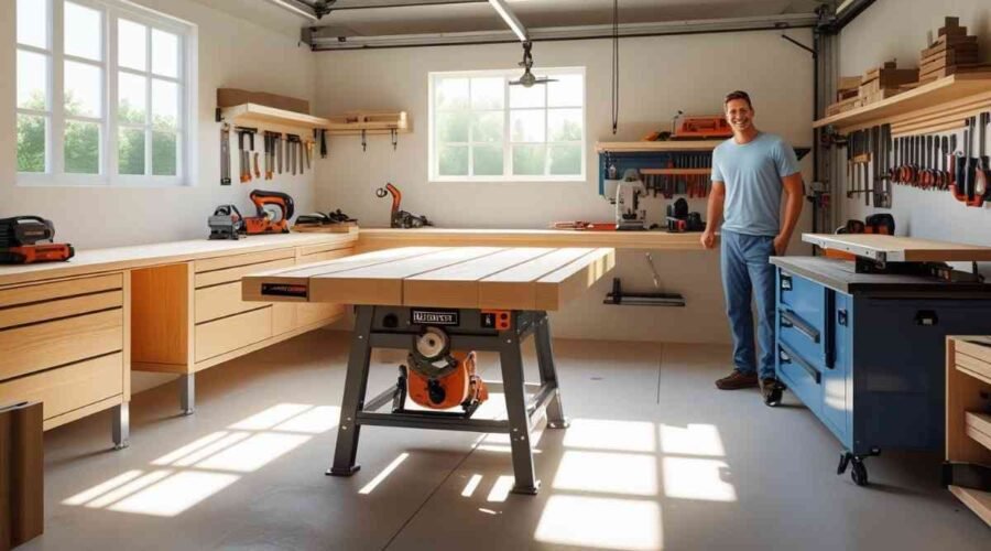 DIY Workbench Plans with Table Saw (That Won’t Drive You Crazy)