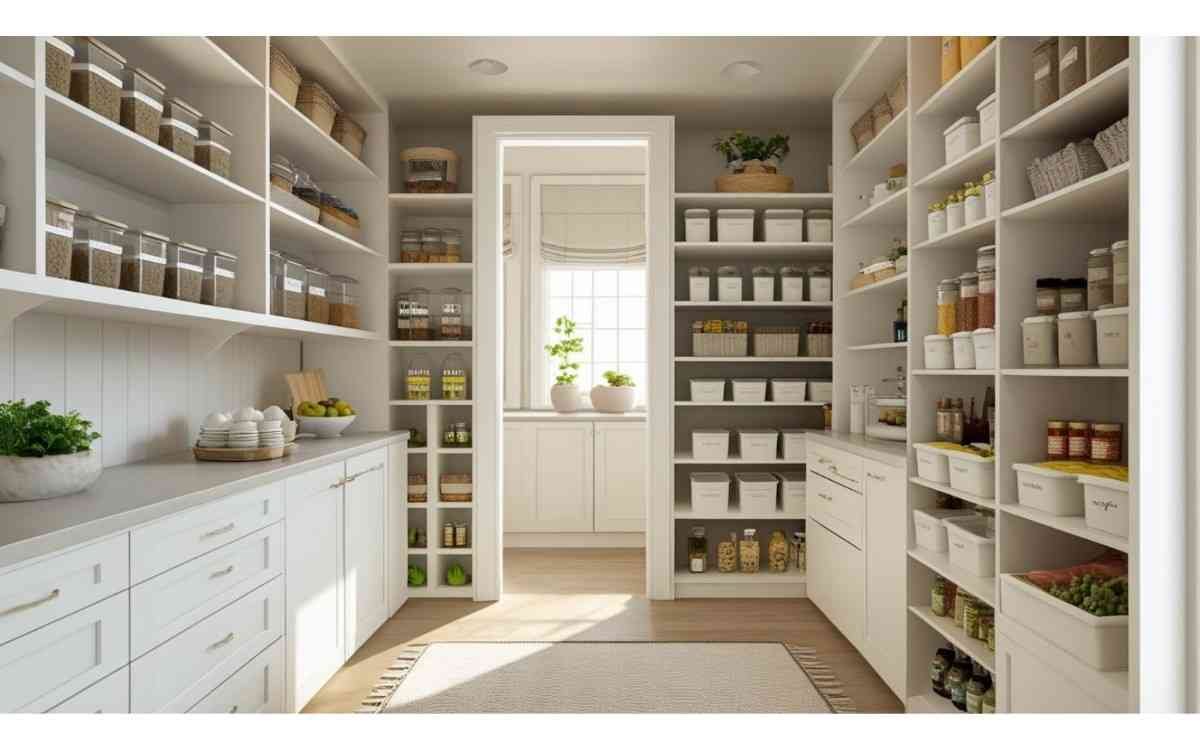 Designing a Walk-Through Cabinet Pantry for Small Spaces