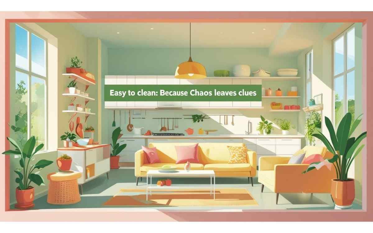 Easy to Clean: Because Chaos Leaves Clues