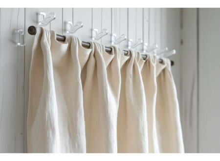Hanging Curtain with Command Hooks