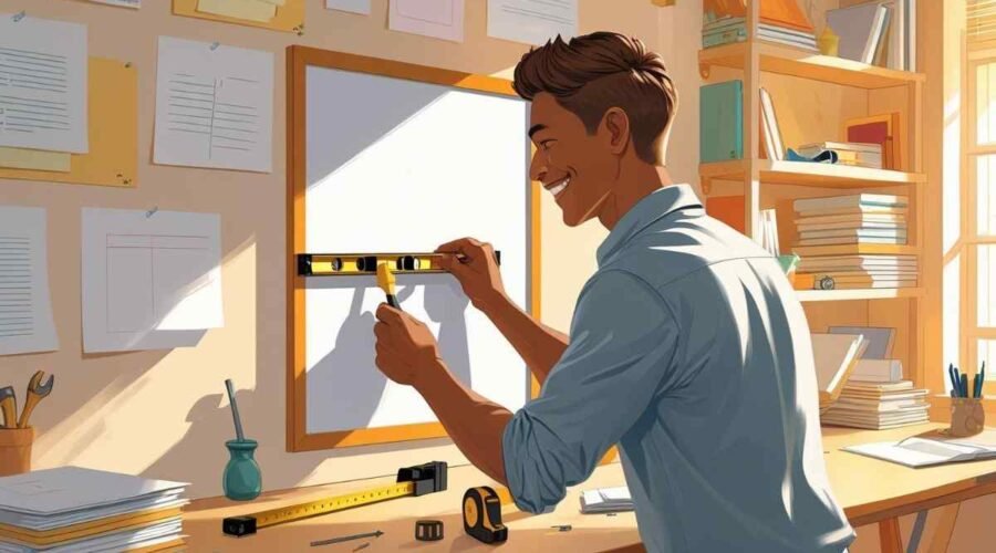 How to DIY Whiteboard (Even If You're Totally Not Handy)