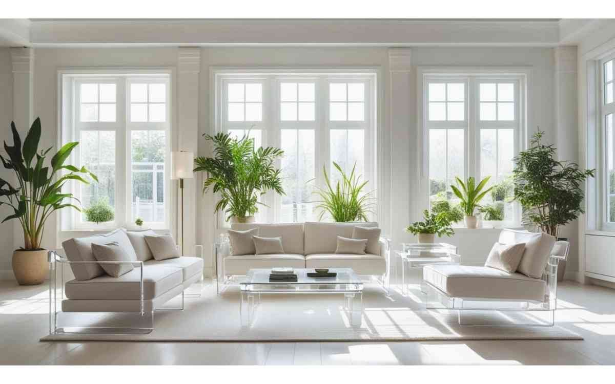 Keep It Airy: Glass, Lucite, and Open-Leg Furniture