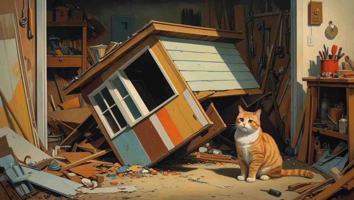 My First Cat House Attempt (Spoiler It Was a Disaster)