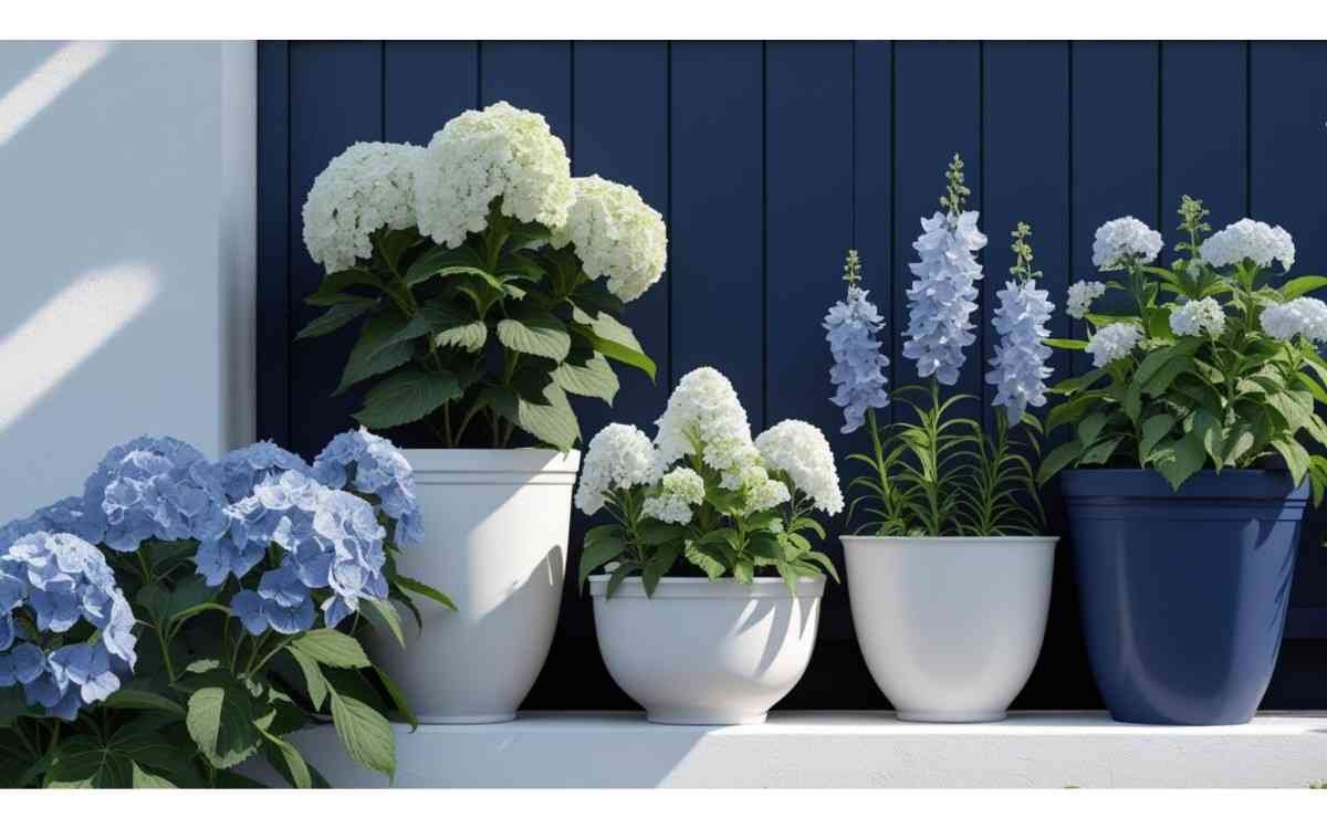 Navy Blue and Crisp White