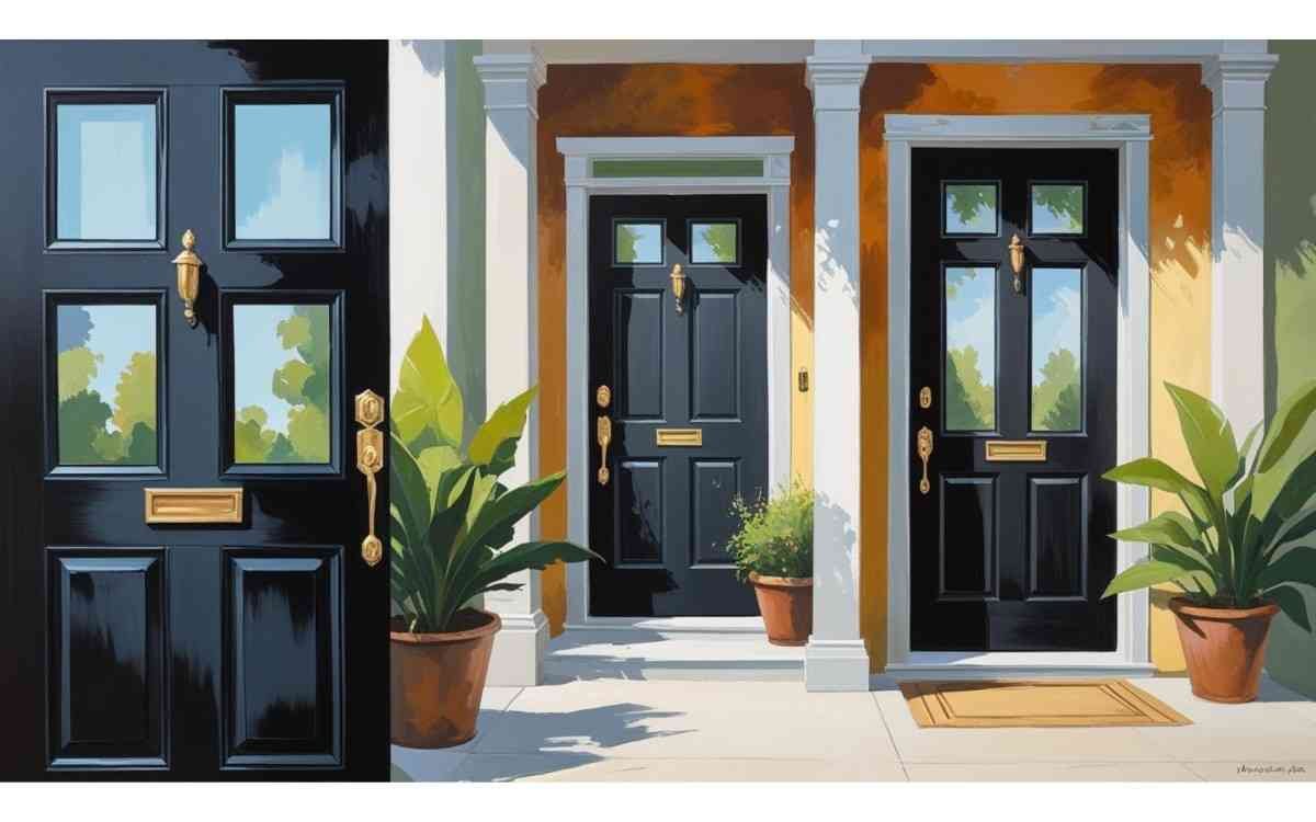 Painting Tips for DIY Black Doors