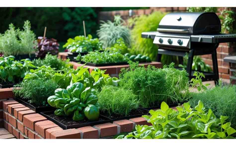 Planting Around the BBQ – Greens That Work