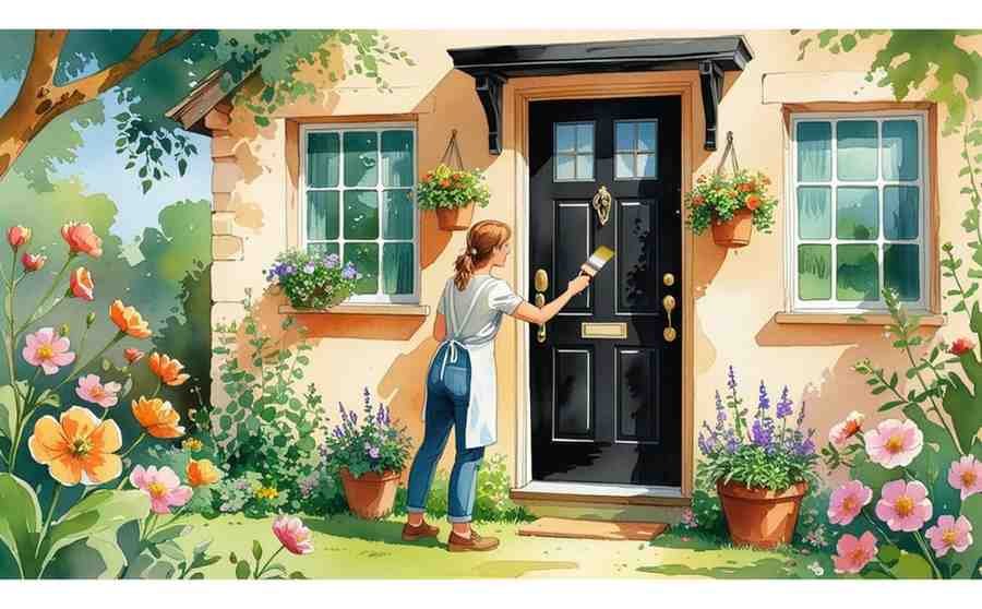 Storytime: When I Painted My First Black Door