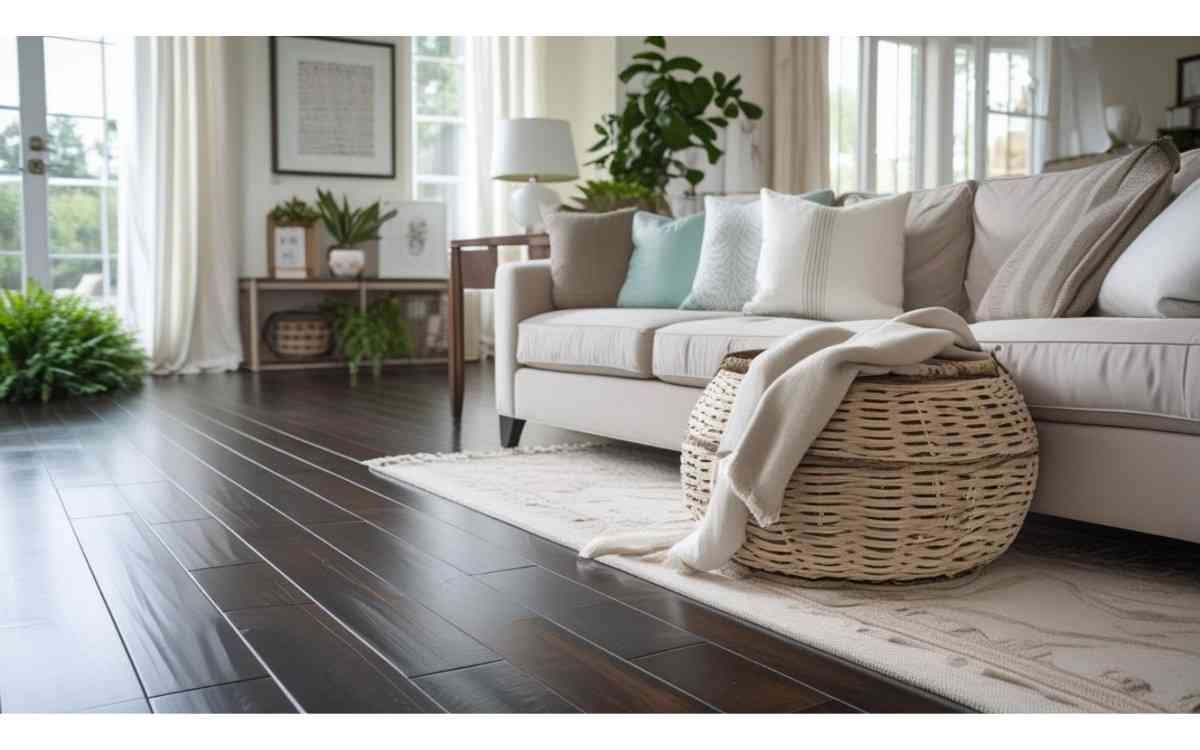 The Drama of Dark Wood Floors Deserves a Counterbalance