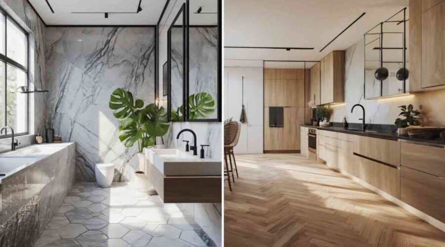 The Best Flooring for Bathroom and Kitchen
